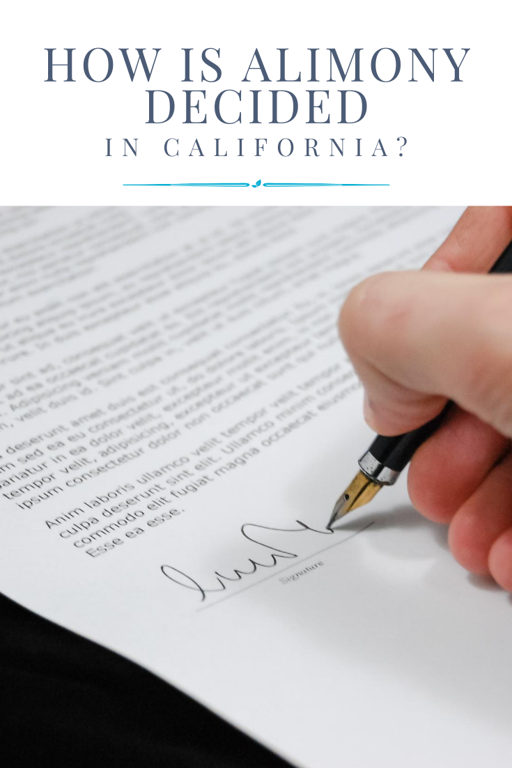 How Alimony Is Decided In California Santucci Family Law